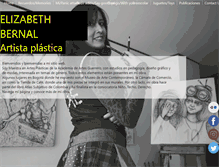 Tablet Screenshot of elizabethbernal.com